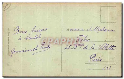 Cannes, noc, plaża i Wzgórze Konia — Wydawca G. Béletta, nr 470 — Rewers