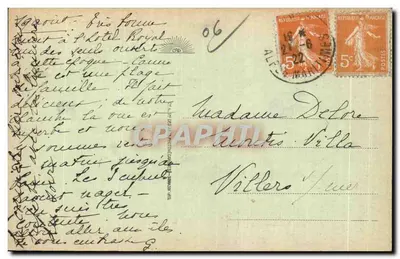 CANNES - As Avenidas e o Cassino — Editor E. Alle, n°24 — Verso