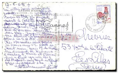 Cannes — Wycieczka do Szwecji — Wydawca GILLATTA, n°88-25-02 — Rewers