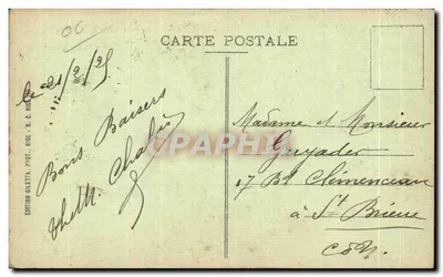 CANNES - Promenade de la Croisette — Wydawnictwo Giletta, nr 479 — Rewers