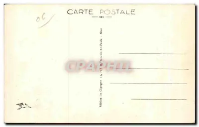 CANNES — Port i Mont Chevalier — Wydawnictwo La Cigogne, Nice — Rewers