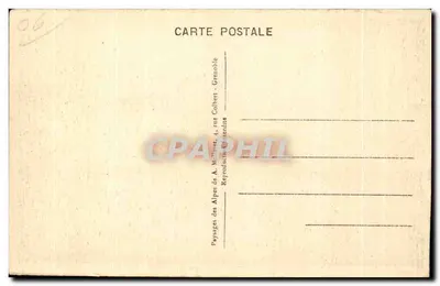 CANNES — La Riviera, port, kasyno i Croisette — Payages des Alpes A. Millet, Grenoble — Rewers