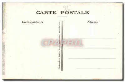 Kościół Najświętszej Maryi Panny w Pontoise — Chór — Fototypia A. Benoit, 16, rue de Chartres, Neuilly-Paris — Rewers