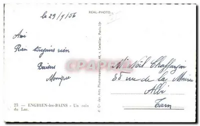 Enghien-les-Bains — Kąt Jeziora — Cap — Rewers