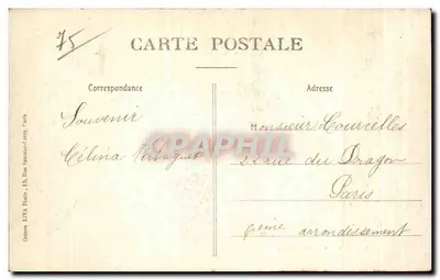 PARIS — Parco Monceau — Frammenti del Sepolcro di Gabrielle Destréées — Foto di Octave EIVA, 12 — Verso