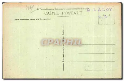 Stara pocztówka Pornic La Noeveillard a maree basee — Rewers
