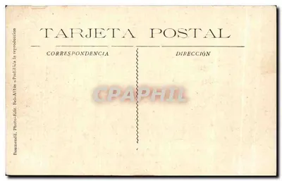 Widok z wnętrza Parku Hernandez — Kampania Melilly 1909 — Poumendil, Photo-Édit. Bel-Atlès — Rewers