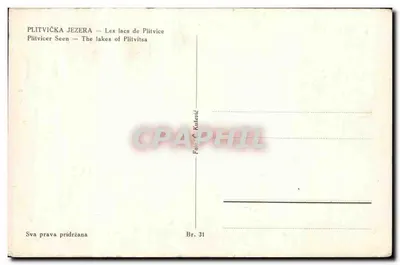 Galovački Buk — wodospad — Foto J. Kušenić, Br. 31 — Rewers