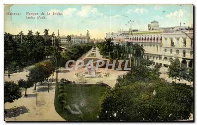 Habana: Parque de la India — editor C. John, Cuba, n°86