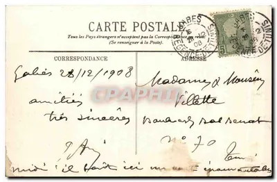 Gabès — O Oued em Chenini — I.L. — Verso