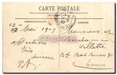 Sfax — La Poste en het Muziekpje — LL. — Achterkant