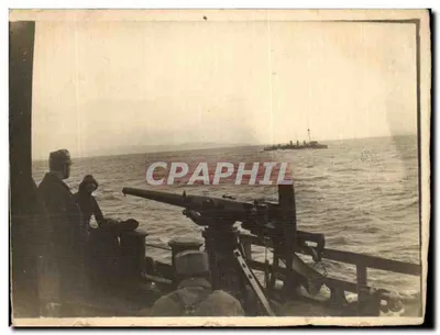 Vista do Mar Egeu — Grécia — carta postal militar