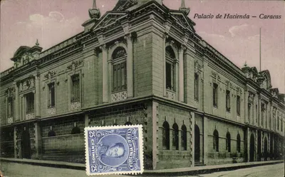 Palácio de Hacienda — Caracas — Editor J. M. Chirinos