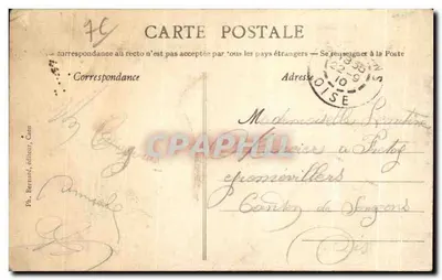 Encontro de Aviação da Baía da Sena — Trouville - Le Havre — Ph. Bernard, editor, Caen — Verso