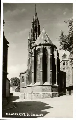 Bilhete postal antigo Maastricht St Jankerk