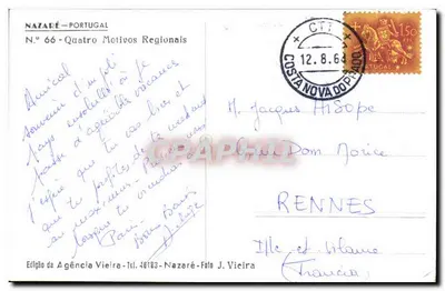Nazaret — Cztery regionalne motywy — Wydawnictwo Agência Vieira — Rewers