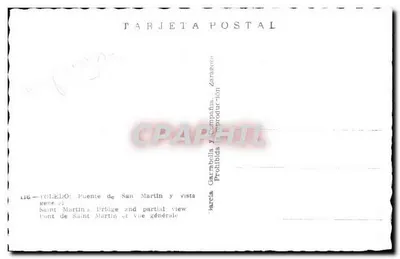 Ponte de San Martín — ogólny widok — García Carrabell y Campaña, nr 116 — Rewers