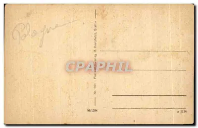 Stettin, Edifício Administrativo na Hakentecasse — editor Postkartenverlag M. Hertzfeldt, n° 101 — Verso