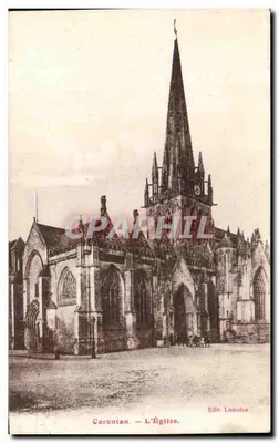 Carentan — A Igreja — Edit. Lemoine