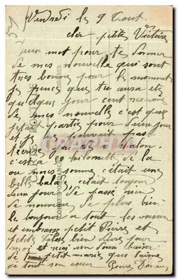 Argonne – Vienne-la-Ville bombardeado – A Igreja — Viké Bourgés n° 643 — Verso