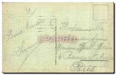 Toulouse - Most Kamieniany — Stara pocztówka n°24, wydawca nieodczytelny — Rewers