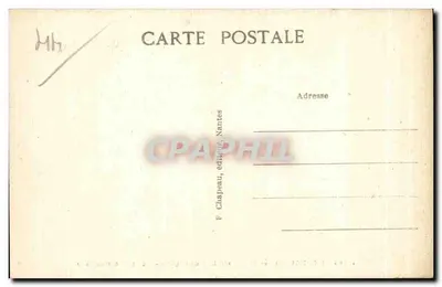 Le Croisic (Loire-Inf.) — Interior de la Iglesia — Notre-Dame de Pittlé — Estatua de la Pietà — Reverso