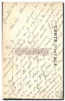 पुराना पोस्टकार्ड ग्रेनोबल ला सेंटिनेल गॉलोइज़ एट सेंटा मेरी डेन हौट मर्सर — पीछे