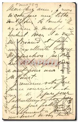 Thonon — Hotel do Parc — editor desconhecido, n° 5196 — Verso