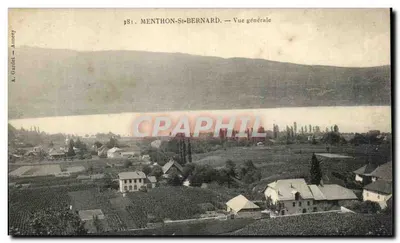 मेंथॉन-सेंट-बर्नार्ड — सामान्य दृश्य — ए. गार्डेट — लगभग 1900