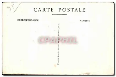 Chaumontel (Seine-et-Oise) — Igreja N.-D.-de-la-Nativité e estátuas da Virgem — Coleção de vitrais, série especial oferecida às Obras Sociais de Chaumontel — Verso