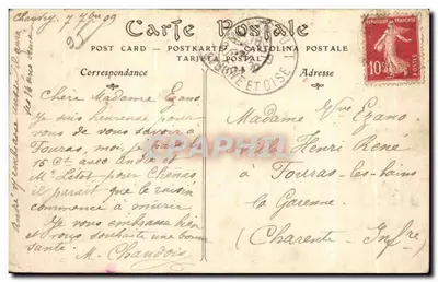 Saint-Prix (Seine-et-Oise) — Castelo de Léopold-Double, o Lago — editor desconhecido, n° 62 — Verso