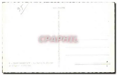 Montmorency — La Nef e il Coro della Chiesa di San Martino — Cie des Arts Photographiques, Parigi — Verso