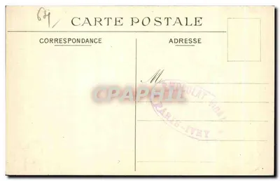 PAU — Vista presa dalla ferrovia verso l'Hôtel de France e il Palais — Verso