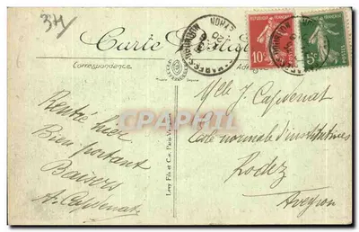 CETTE. — Joute. — Widok ogólny. — I.L. 1920 — Rewers