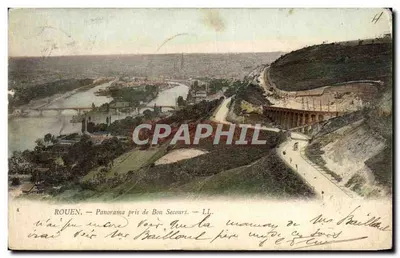 Rouen — Panorama tirado de Bon Secours — LL