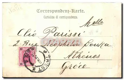 Widok z zamku Miramare — Trieste — Stengel & Co., Dresden u. Berlin 4170 — Rewers