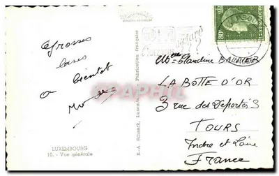 Luxembourg — Ogólny widok — E.A. Schanck, Luxembourgeois — Rewers