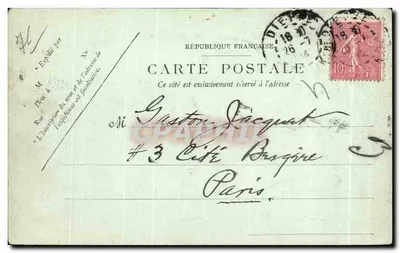 Dieppe — 'La Tagnise' w Przystanie — LL, wydanie LL — Rewers