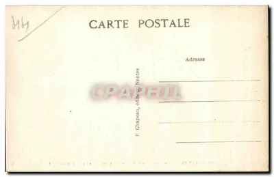 Le Croisic (Loire-Inf.) — Wnętrze kościoła - Notre-Dame de Pitié — wydawca F. Chapeau, Nantes, nr 162 — Rewers