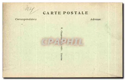 Campanario de Ste-Croix — Nantes — F. Chapeau, editado en Nantes, n° 239 — Reverso