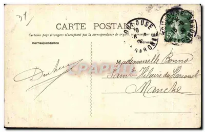 Toulouse - La Colonne Dupuy et la Halle aux Grains — éditeur B. Gé — Rewers