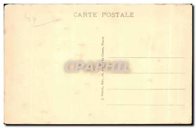 NANTES — Les Douves et les trois tours du Château de la Duchesse-Anne — J. Norzis, Édit., 18, Avenue du Coteau, Nantes — Verso