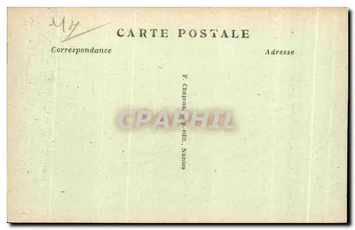 NANTES — A Porta Saint-Pierre e o Square de l'Evêché — F. Chapeau, Nantes, n° 555 — Verso