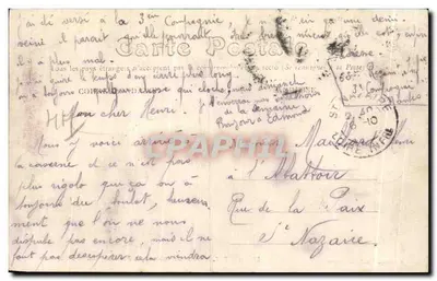 Cour du Château, le Puits et l'entrée du Donjon — Editor: P. Pucheu, n° 33 — Verso