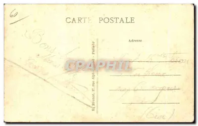 Marseille-en-Beauvaisis (Oise) — A Vista do Castelo — Editor S. Camp, n° 669-6-36 — Verso