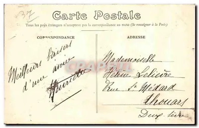 Amboise — Zamek i Qual — G. Lourdebois i Amboise — Rewers