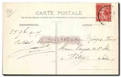 Hem — Fuga de Napoleão III — Lib. Juniet-Russe, em Hem, n°40 — Verso