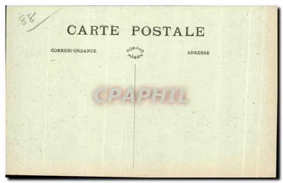 Castelo de Maurice Barrès — Charmes-sur-Moselle — Edit. Ch. Frachet, Charmes — Verso