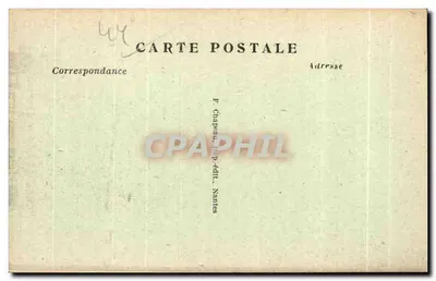 NANTES — Die Kathedrale — Verlag F. Chapeau, Nantes, Nr. 109 — Rückseite