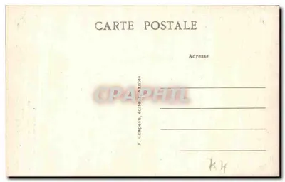 Campanario de Santa Croix — Nantes — editor V. Chapeau — Reverso
